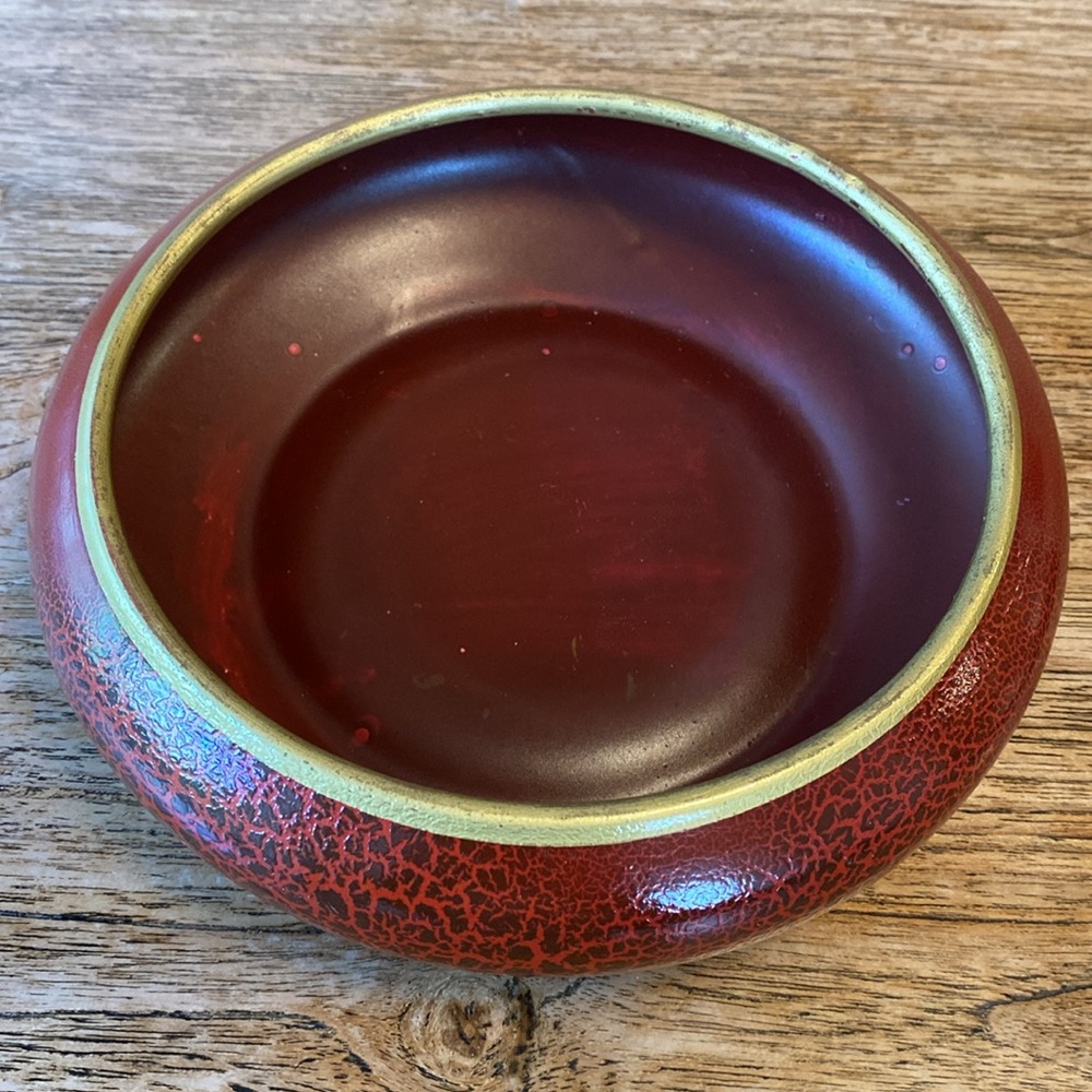 Asian Design Ceramic Container w/Lid - Picture 5 of 15